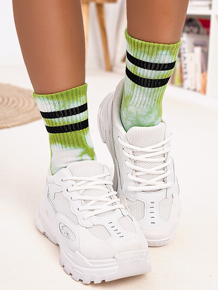 GREEN TIE DYE SOCKS Sense Shop