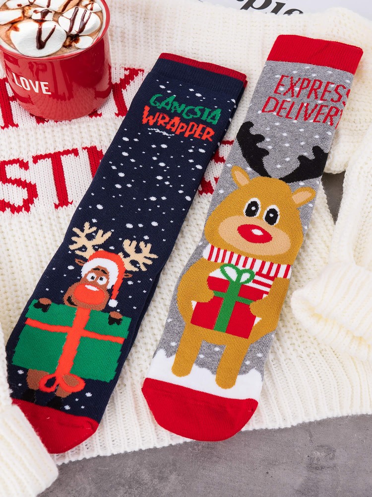 GANGSTA CHRISTMAS SOCKS SET