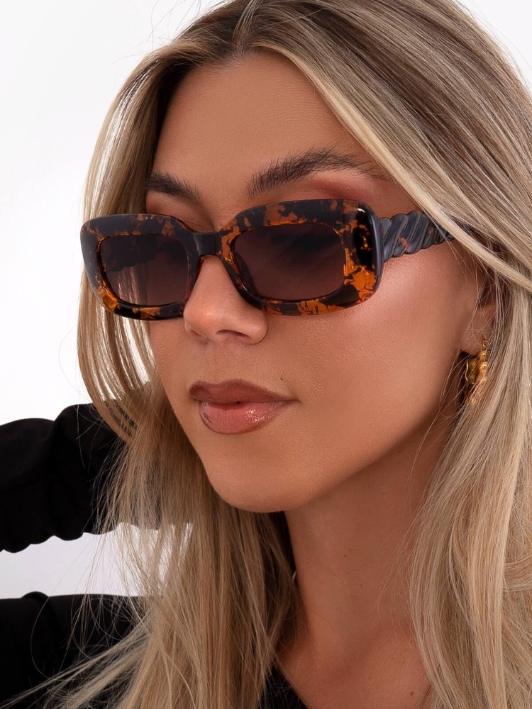 BRAID LEOPARD SUNGLASSES